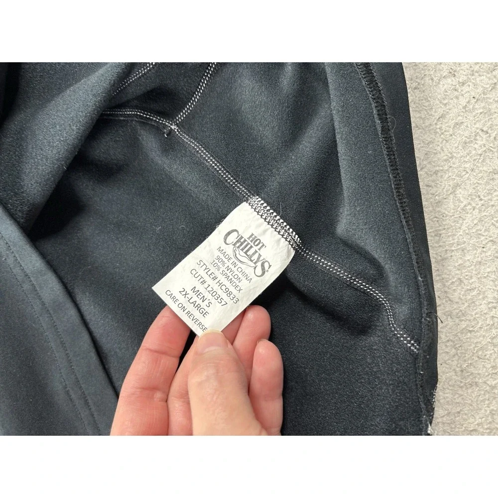 Hot Chillys Micro-Elite XT Zip-T Shirt Mens XXL 2XL Base Layer Hiking Outdoors - Picture 9 of 12